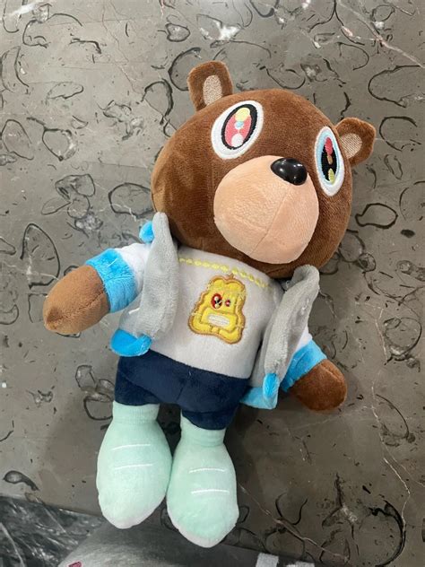 Graduation Ye Bear Teddy Bear Rapper Plush Kanye West Etsy Canada