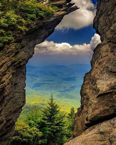 Nature Beautiful Scenery Grandfather Mountain North Carolina Oc