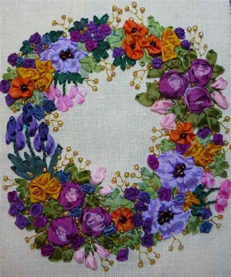 SATIN RIBBON EMBROIDERY « EMBROIDERY & ORIGAMI