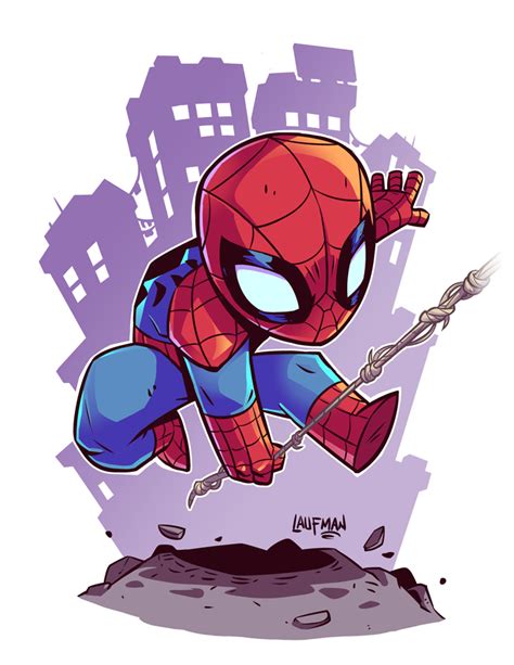 Chibi Spidey By Dereklaufman On Deviantart