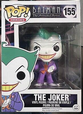 Funko Batman The Animated Series Joker Pop Heroes Figure With Protector