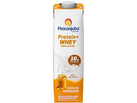 Bebida L Ctea Piracanjuba Protein Whey Pasta De Amendoim Zero