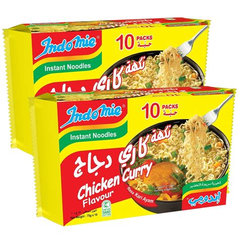 Indomie Chicken Curry Flavour Instant Noodles Value Pack 20 X 75 G Online At Best Price