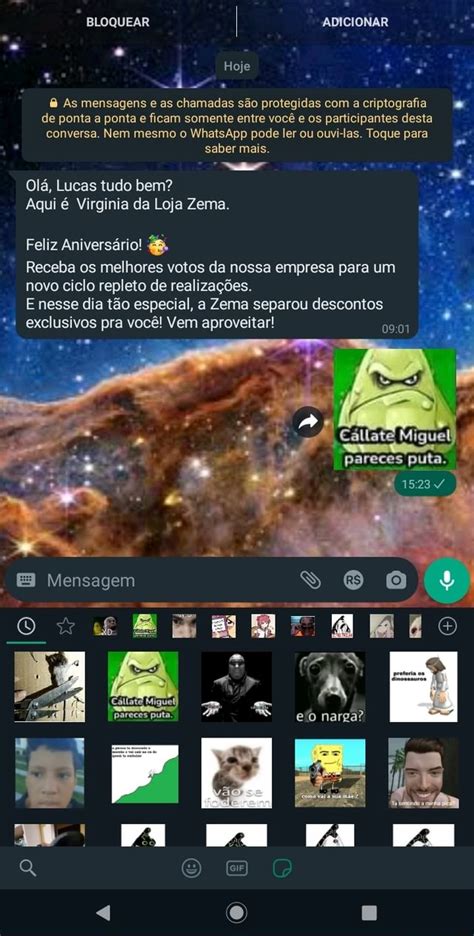 BLOQUEAR ADICIONAR Hoje As mensagens e as chamadas são protegidas