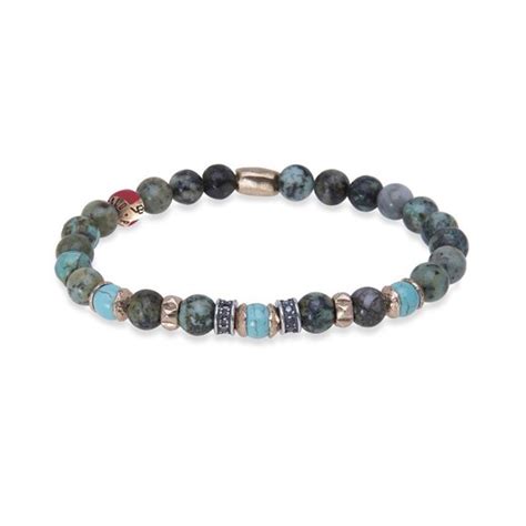 Pulsera Unisex Platadepalo Beads Angou Platadepalo