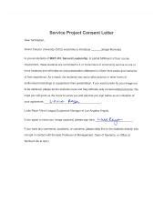 Mgt Service Project Signed Service Project Consent Letter