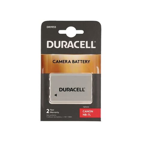 Duracell Dr9933 Battery For Canon Nb 7l 1050mah 74v Dr9933