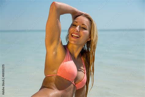 Sexy Bikini Girl At The Beach Stock Photo Adobe Stock