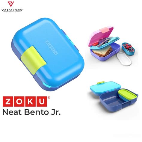 Zoku Neat Bento Jr Kid S Lunch Box School Lunch Compact Two