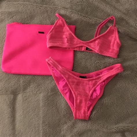 Triangl Womens Pink Bikinis And Tankini Sets Depop