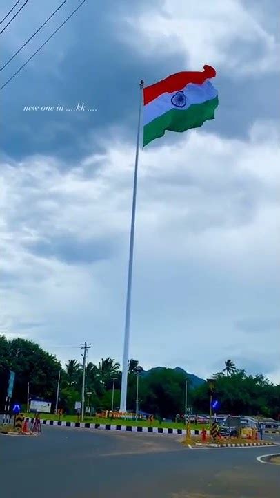 Tamilnadu 1 St Biggest National Flag Kanyakumari🇮🇳🇮🇳 India Indian