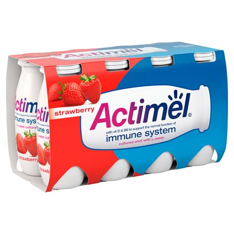 Actimel Strawberry 8 X 100g 800g