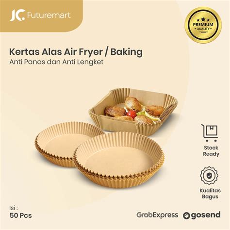 Jual Kertas Alas Air Fryer Pcs Baking Paper Anti Lengket Tahan Panas