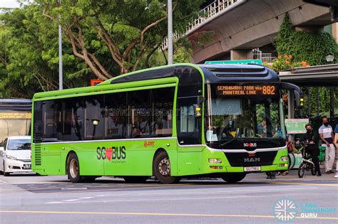 Bus 882 SMRT Buses MAN A22 SG1718U Land Transport Guru