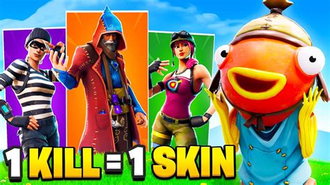 1 Kill 1 Free Skin Fortnite Youtube