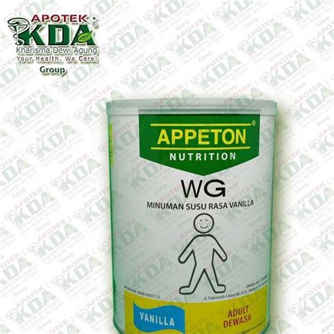 Jual Susu Appeton Weight Gain Adult Dewasa Rasa Vanila Gram