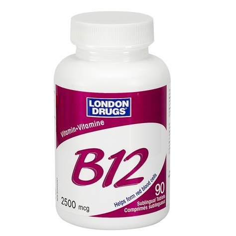 London Drugs Vitamin B12 2500mcg 90s London Drugs