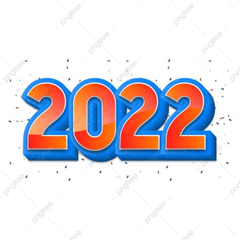 Efecto De Texto Agradable Colorido 2022 Vector Png 2022 2022 Efecto