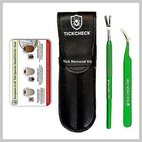 TickCheck Premium Tick Remover Kit - Stainless Steel Tick Remover ...