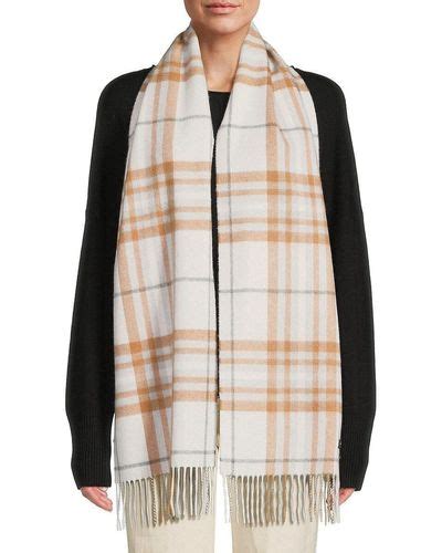 Natural Saks Fifth Avenue Scarves And Mufflers For Women Lyst