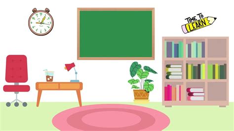 Cute Classroom Background Classroom Animated Background Youtube