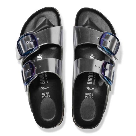 Arizona Big Buckle Natural Leather Birkenstock