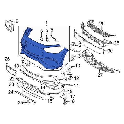 Mercedes Benz Oe Front Bumper Cover