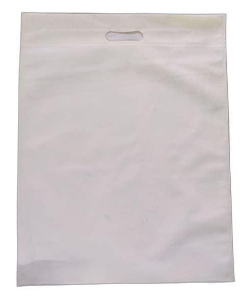 Plain White D Cut Non Woven Bag For Shopping At Rs 170 Kg In Kolhapur