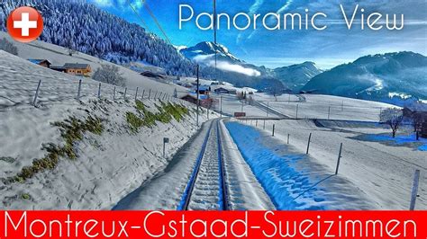 Cab Ride Suisse Golden Pass Panoramic View Montreux Gstaad