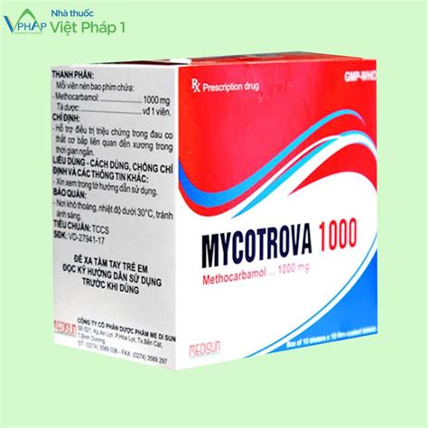 Thuốc Mycotrova 1000 Giá Bao Nhiêu Có Tác Dụng Gì Mua ở đâu