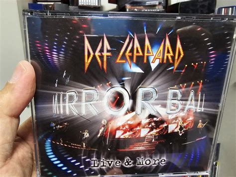 Def Leppard Mirror Ball Live More CD DVD Photo Metal Kingdom