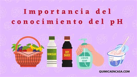 Importancia del conocimiento del pH Química en casa