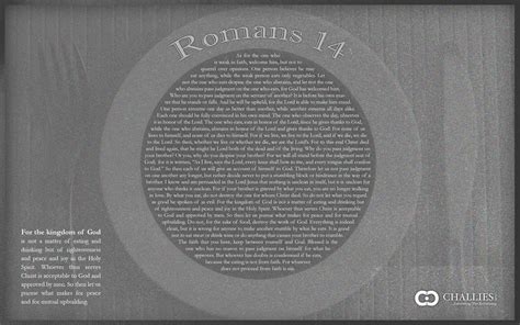 Scripture Memory Wallpaper - Romans 14 | Tim Challies