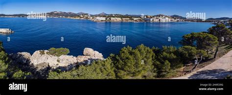 Santa Ponsa Beach Calvi Mallorca Balearic Islands Spain Stock