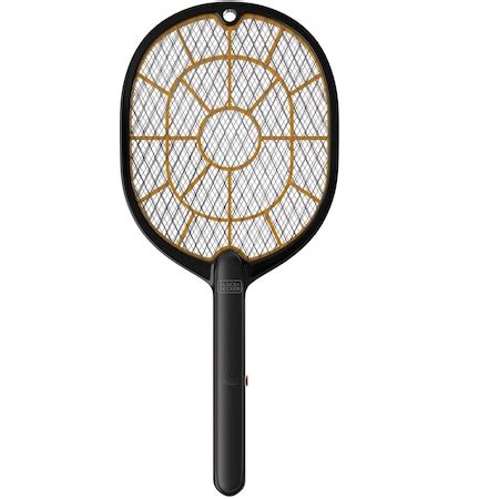 Black Decker Battery Powered Bug Zapper Tennis Racket Fly And Insect