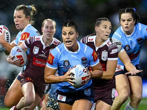 Womens State Of Origin Game 2 2024 Nsw Sky Blues Queensland Maroons