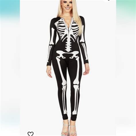 Tipsyelves Pants And Jumpsuits Skeleton Bodysuit Poshmark