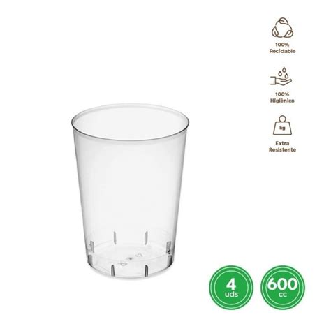 Vasos Reutilizables Ml Fiestasmix