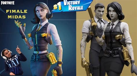 New Female Midas Marigold Victory Royale In Fortnite Golden Touch