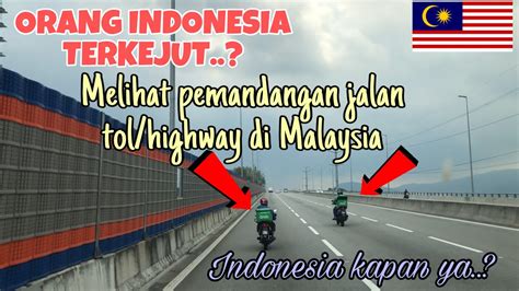 ORANG INDONESIA TERKEJUT MELIHAT PEMANDANGAN JALAN TOL HIGHWAY DI