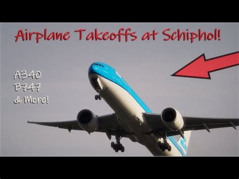 18 Minutes Of EPIC Airplane TAKEOFFS At Schiphol Airport Aircraft