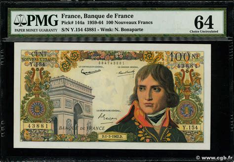 100 Nouveaux Francs BONAPARTE FRANCE 1962 F 59 14 4630480 Billets