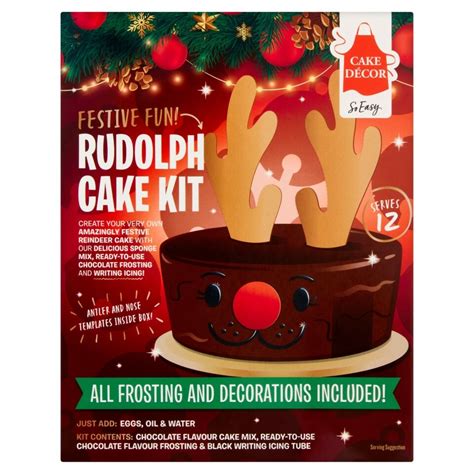 Cake Decor Rudolph Cake Kit 769g Tesco Groceries