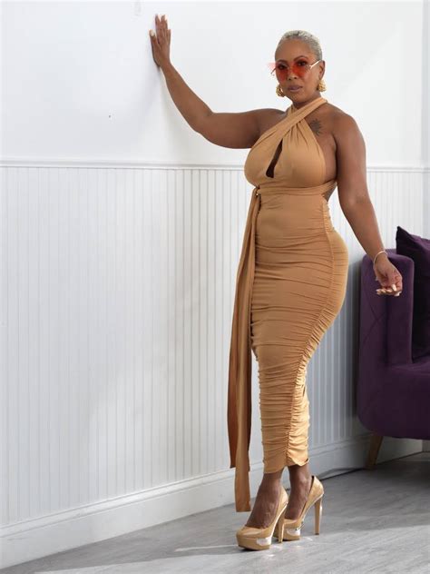 Carmel Sexy Fitted Dress Shop Quintessential