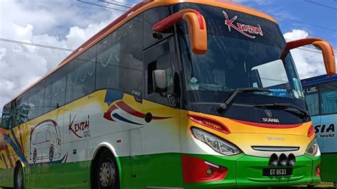 REVIEW BAS PERSIARAN KENZAI TRAVEL GT8633 GENESIS SHLCOACH SCANIA