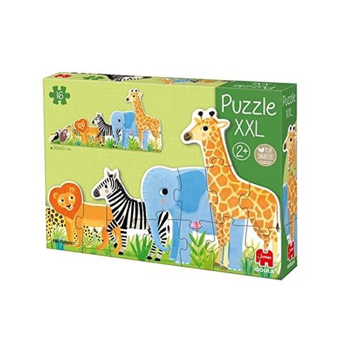 Goula Puzzle Xxl Les Animaux De La Jungle 16 Pièces Puzzle En