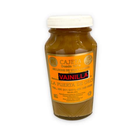 Frasco De Cajeta De Vainilla Dulcería Ruíz