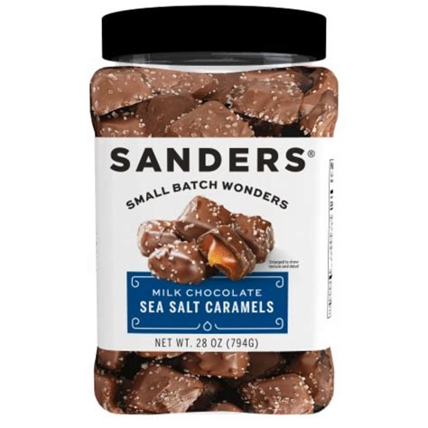 Sanders Milk Chocolate Sea Salt Caramels Oz Kroger