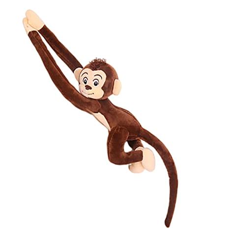 Stuffed Monkey with Velcro Hands: The Perfect Toy for Your Child