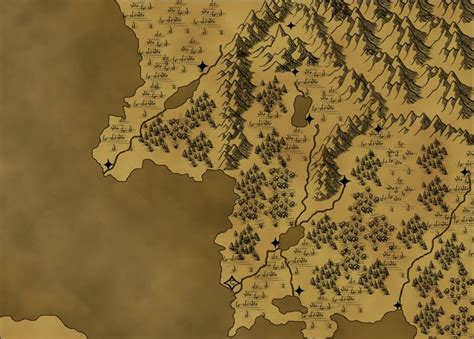 Nameless Map Unfinished By Logicno On Deviantart Fantasy Map Making